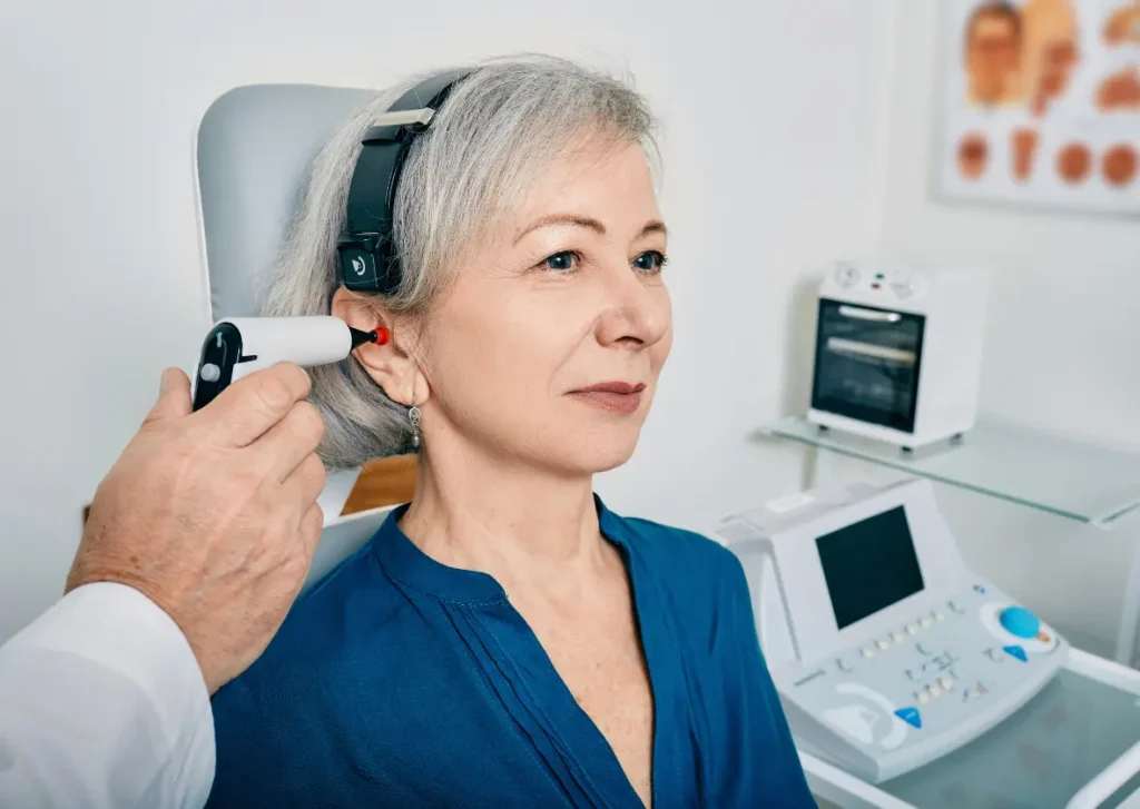 Our audiology team providing pre-employment hearing test