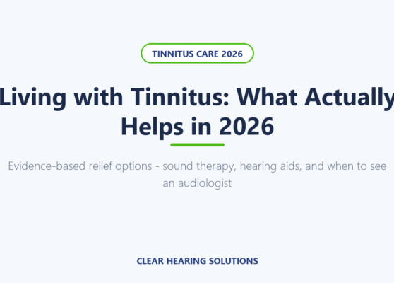 Tinnitus relief options explained by an audiologist