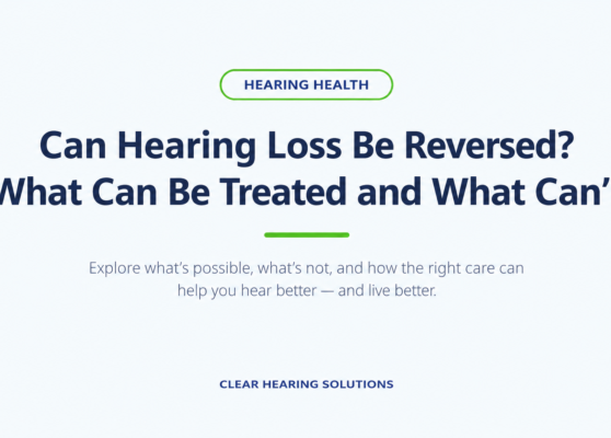 Can Hearing Loss Be Reversed Can Hearing Loss Be Reversed